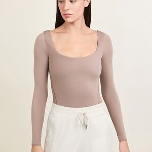 Lululemon Wundermost Ultra-Soft Nulu Square-Neck Long-Sleeve Bodysuit Plus Size